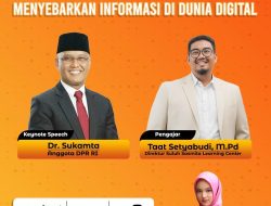 Kementrian Komunikasi Dan Digital Republik Indonesia (KOMDIGI) Bekerja Sama Dengan DPR RI Laksanakan Agenda Pelatihan Literasi Digital Dengan Tema “Tanggung Jawab Sosial Dalam Menyebarkan Informasi di Dunia Digita