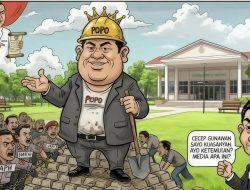 SIAPA YANG LINDUNGI? “Popo” Kembali Jadi Sorotan: Gudang Alat Berat, Tambang Ilegal, dan Dugaan Keterlibatan Cecep! “Nanti Cuma Penipu yang Ngaku Wartawan”