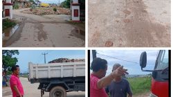Warga Batu Aji Batam Blokir Truk Penimbunan: Jalan Berlumpur, Licin, dan Berbahaya di Musim Hujan