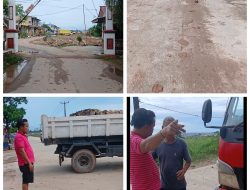 Warga Batu Aji Batam Blokir Truk Penimbunan: Jalan Berlumpur, Licin, dan Berbahaya di Musim Hujan