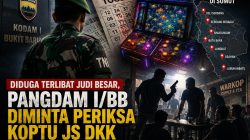 Skandal Judi Menggurita, Oknum Prajurit di Siantar Disorot Publik. 