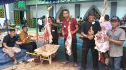 Masjid Agung AL Hikmah Tanjungpinang Sembelih Hewan Qorban Belasan ekor Sapi dan Kambing