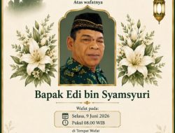 YAYASAN SOSIAL SOLIDARITAS BATAM BERDUKA: EDİ BİN SYAMSURİ MENINGGAL DUNIA DI RS EMBUNG FATIMAH