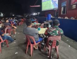 Koramil 04/Galang Gelar Nobar Final Piala Dunia 2026 Bersama Warga Rempang Cate, Antusiasme Masyarakat Memuncak