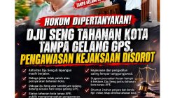 Tahanan Kota Dju Seng Tanpa Gelang GPS Disorot, FRIC KEPRI Desak Kejaksaan Buka Data