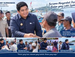 Masyarakat Bintan Bangga punya Bupati Roby Kurniawan Peduli Terhadap Daerah Hitreland Hingga di Kenal Pemerintah Pusat.