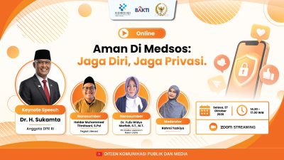 KOMDIGI Bekerjasama Bersama DPR RI, Aman di Medsos Jaga Diri dan Jaga Privasi