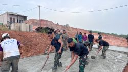 Bertempur di Medan Perang Berbeda dengan Satgas TMMD, di Mangsang Maju Prajurit Berjuang Bersama Rakyat