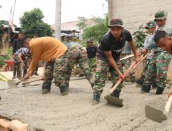 Pagi-Pagi, Molen Sudah Berputar: Satgas TMMD 130 dan Warga Kebut Pengecoran Jalan Mangsang Maju