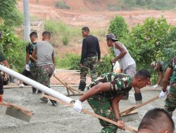 Bukan Sekadar Cor Jalan, TMMD ke-130 Kodim Batam Bangun Akses dan Gotong Royong di Mangsang Maju